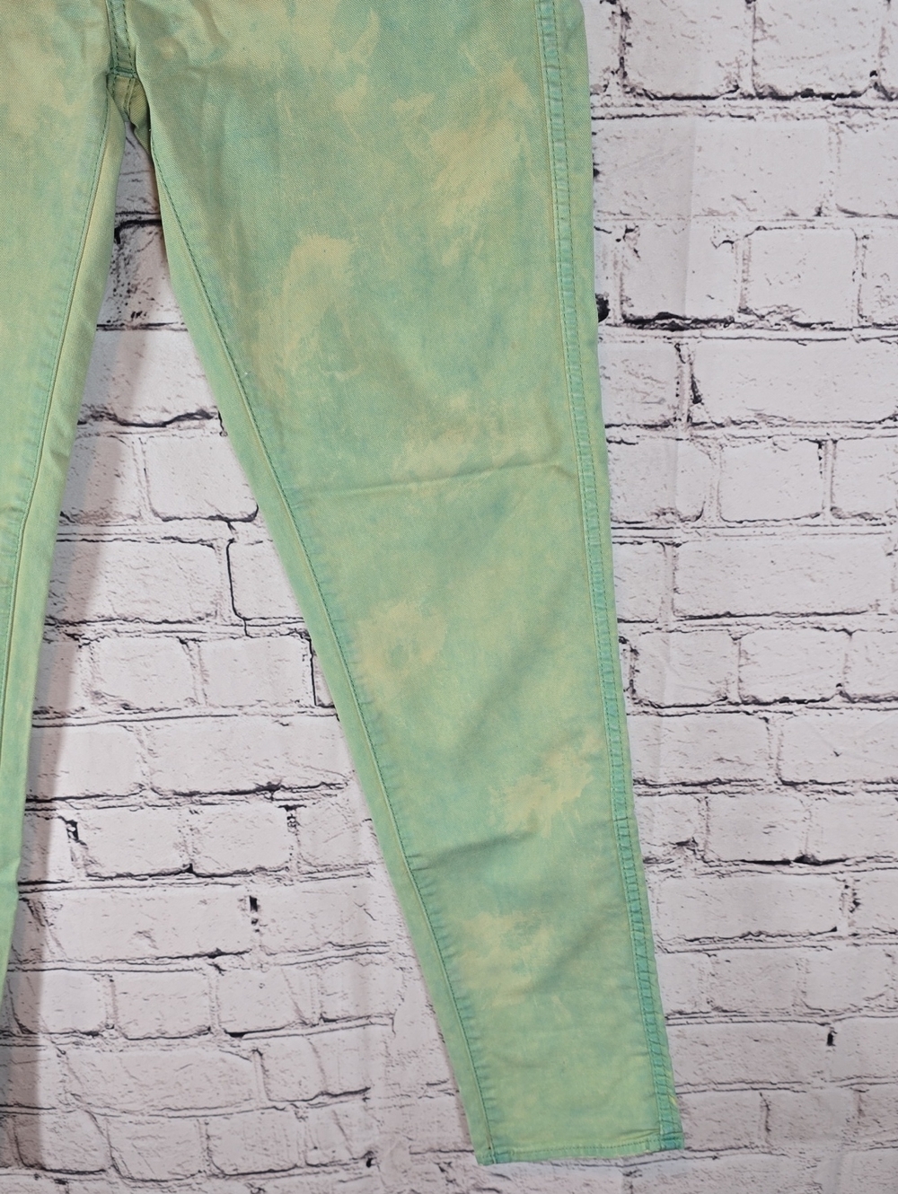 Ralph Lauren Mint Green Tie-Dye Jeans Size 28 - Picture 7 of 13